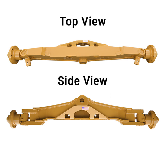 Case  New Front Axle Assembly (2 Wheel Drive)